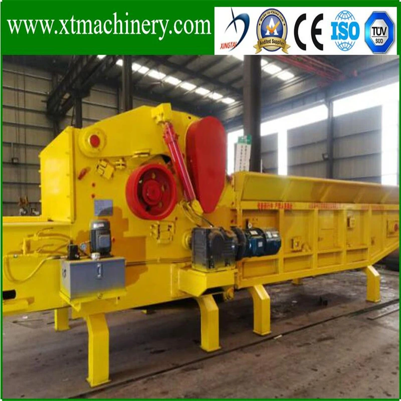 400HP Diesel Engine, 1500mm Feeding Width, 35ton/Hour Capacity Log Tree Cutter